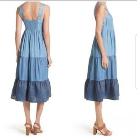 Kate Spade NY Broome Street Chambray Patio Dress - Picture 3 of 5